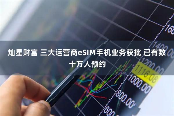 灿星财富 三大运营商eSIM手机业务获批 已有数十万人预约